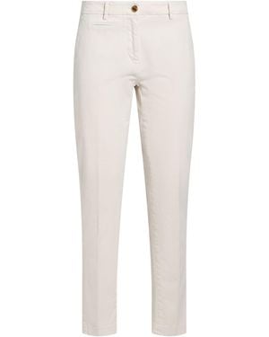 Mason's Light Pants Cotton, Elastane - White