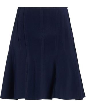Norma Kamali Midnight Mini Skirt Polyester, Elastane - Blue