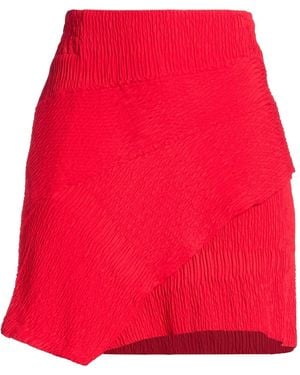 Maje Mini Skirt Viscose, Polyamide - Red