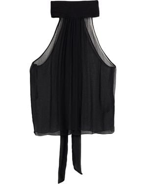 Patrizia Pepe Top Viscose, Recycled Viscose - Black