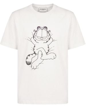 Iceberg X Garfield T-Shirt Cotton - White