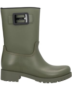 Hogan Military Ankle Boots Rubber - Green