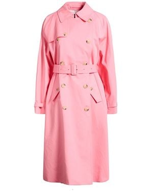 Maison Kitsuné Jacke, Mantel & Trenchcoat - Pink