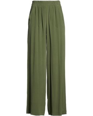 Carla G Military Pants Acetate, Silk - Green