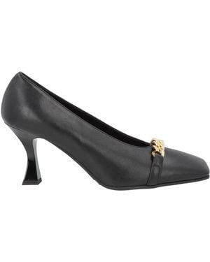 Bruglia Court Shoes Leather - Grey