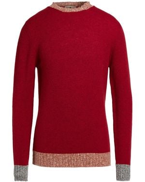 Irish Crone Jumper Wool - Red