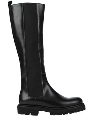 Anna F. Knee Boots - Black