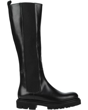 Anna F. Knee Boots - Black