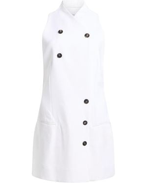Ferragamo Mini Dress Viscose, Polyamide, Elastane - White