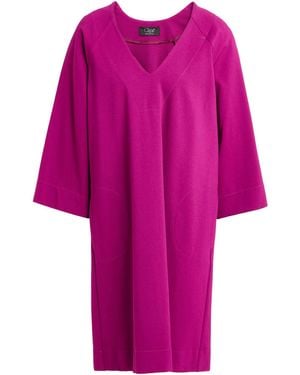 Clips Mauve Mini Dress Viscose, Polyamide, Elastane - Pink