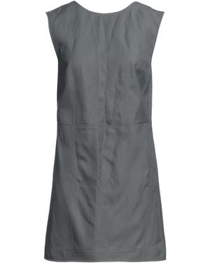 Loulou de Saison Mini Dress Viscose, Linen - Gray