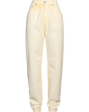 Alberta Ferretti Denim Pants - Natural