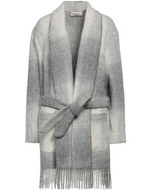 Agnona Overcoats & Trench Coats - Grey