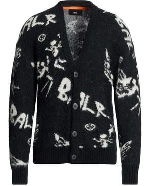 BALR Cardigan Acrylic, Polyamide, Alpaca Wool, Lambswool - Black