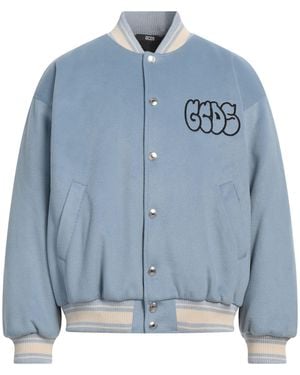 Gcds Jacket Polyester, Cotton - Blue