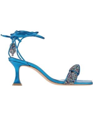 Vicenza Azure Sandals Leather - Blue