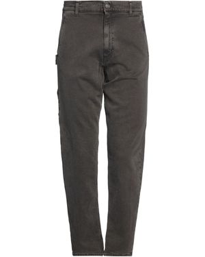 Dondup Charcoal Pants Cotton, Elastane - Gray