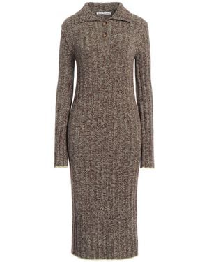 Acne Studios Midi Dress - Brown