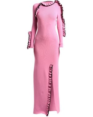 MSGM Maxi Dress Wool, Acrylic - Pink