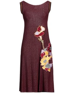 Hanita Midi Dress - Purple