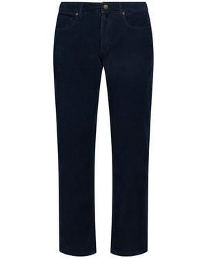 Incotex Pants Cotton, Elastane - Blue