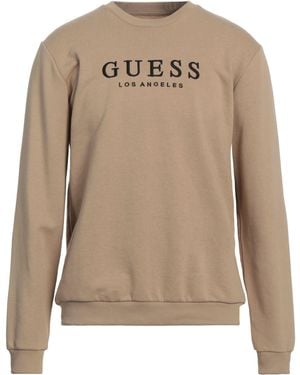 Guess Sweatshirt Cotton, Polyester - Natural