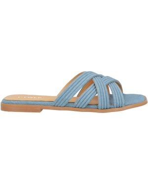CTWLK Sandals Textile Fibers - Blue