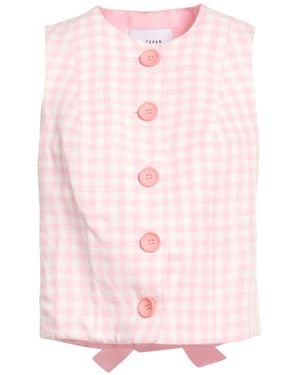 Sleeper Tailored Vest Linen, Viscose - Pink