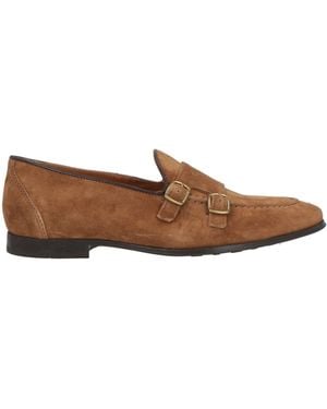 FRANZINI Tan Loafers Leather - Brown