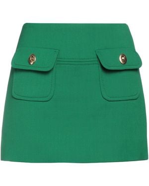 Zimmermann Twill Mini Skirt - Green