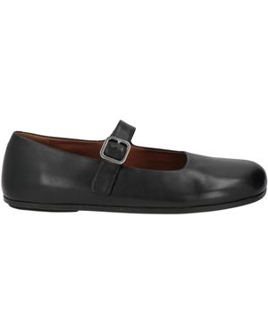 Marsèll Ballet Flats Calfskin - Black