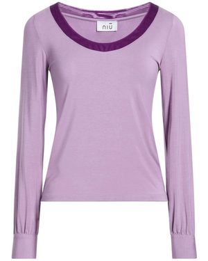 Niu Lilac Top Modal, Elastane - Purple