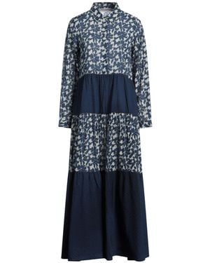 CONNOR & BLAKE Maxi Dress Cotton - Blue