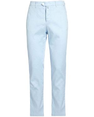 Kiton Sky Pants Linen, Cotton, Elastane - Blue