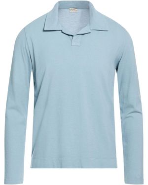 Massimo Alba Light Polo Shirt Cotton, Cashmere - Blue