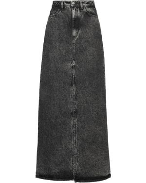 ICON DENIM Denim Skirt Cotton - Gray