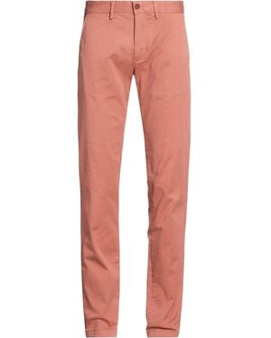 Tommy Hilfiger Antique Rose Trousers Cotton, Elastane - Red