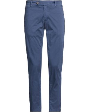 TELAMIRA Pants Cotton, Elastane - Blue