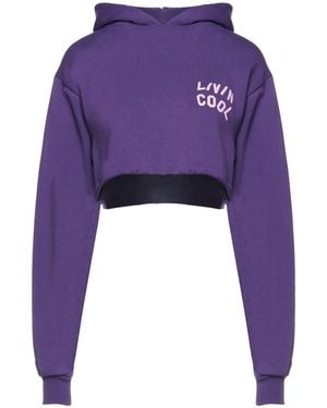 LIVINCOOL Sweatshirt Cotton - Purple