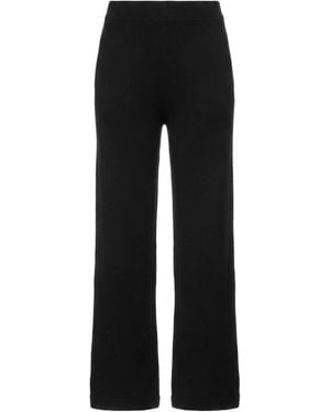 120% Lino Pants Cashmere, Modal, Wool - Black