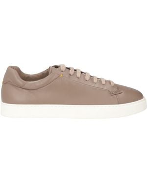 Doucal's Spencer Taupe Sneakers Leather - Brown