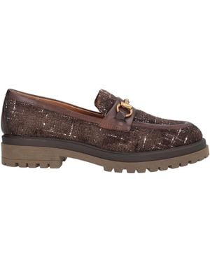 The Seller Loafers Leather, Textile Fibers - Brown