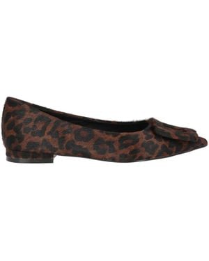 Bibi Lou Ballet Flats - Brown
