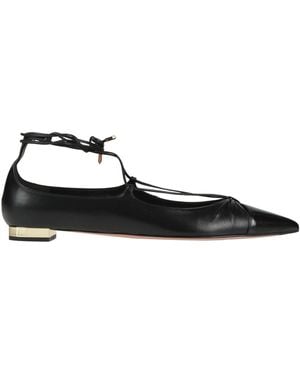Aquazzura Ballet Flats - Black