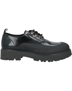 High Zapatos de cordones - Negro