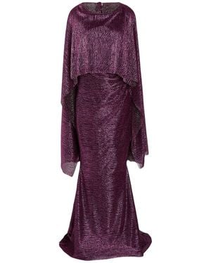 Talbot Runhof Vestido Largo - Morado