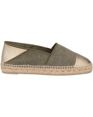 Castañer Espadrilles Leather, Textile Fibres - Green