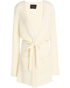 Roberto Collina Cream Cardigan Merino Wool, Silk - Natural