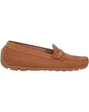 Baldinini Tan Loafers Leather - Brown