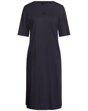 ARMANI EXCHANGE Midnight Mini Dress Cotton - Blue